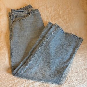 Abercrombie & Fitch The Baggy Low Rise Jean Light Wash 27/4s